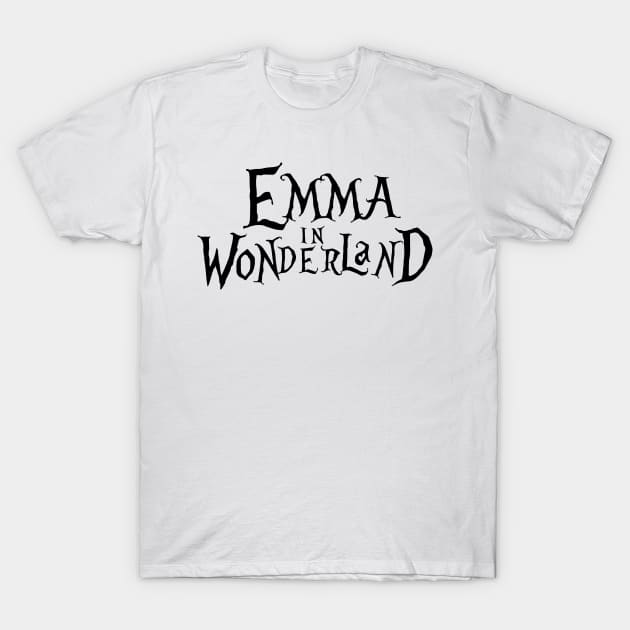 Emma in Wonderland- Personalised T-Shirt by dankdesigns